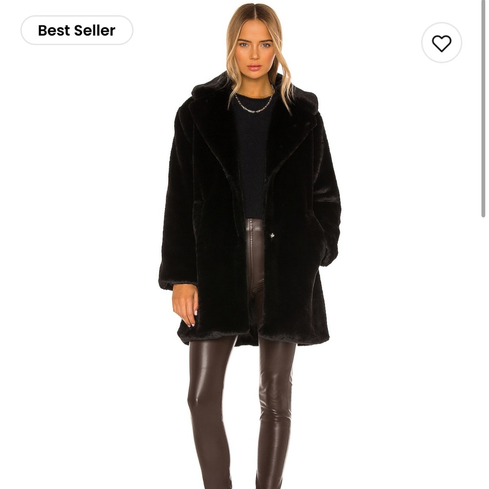 Lamarqu Black Fur Coat!